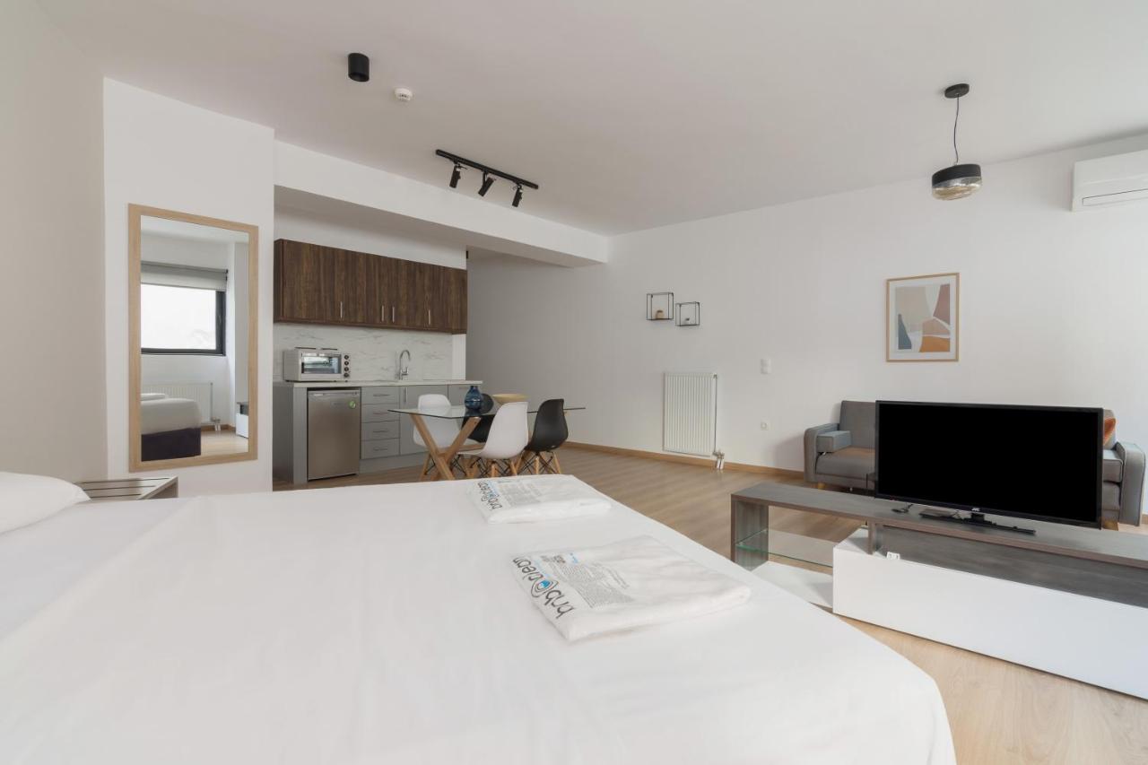 Leochares Lifestyle Apartments - Self Check-In Athene Buitenkant foto